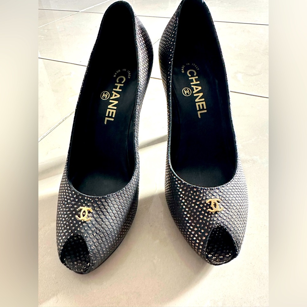 Chanel pumps.  Size 37 1/2.  Great condition